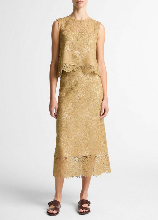 Vince Lace Slip Skirt - Skirts