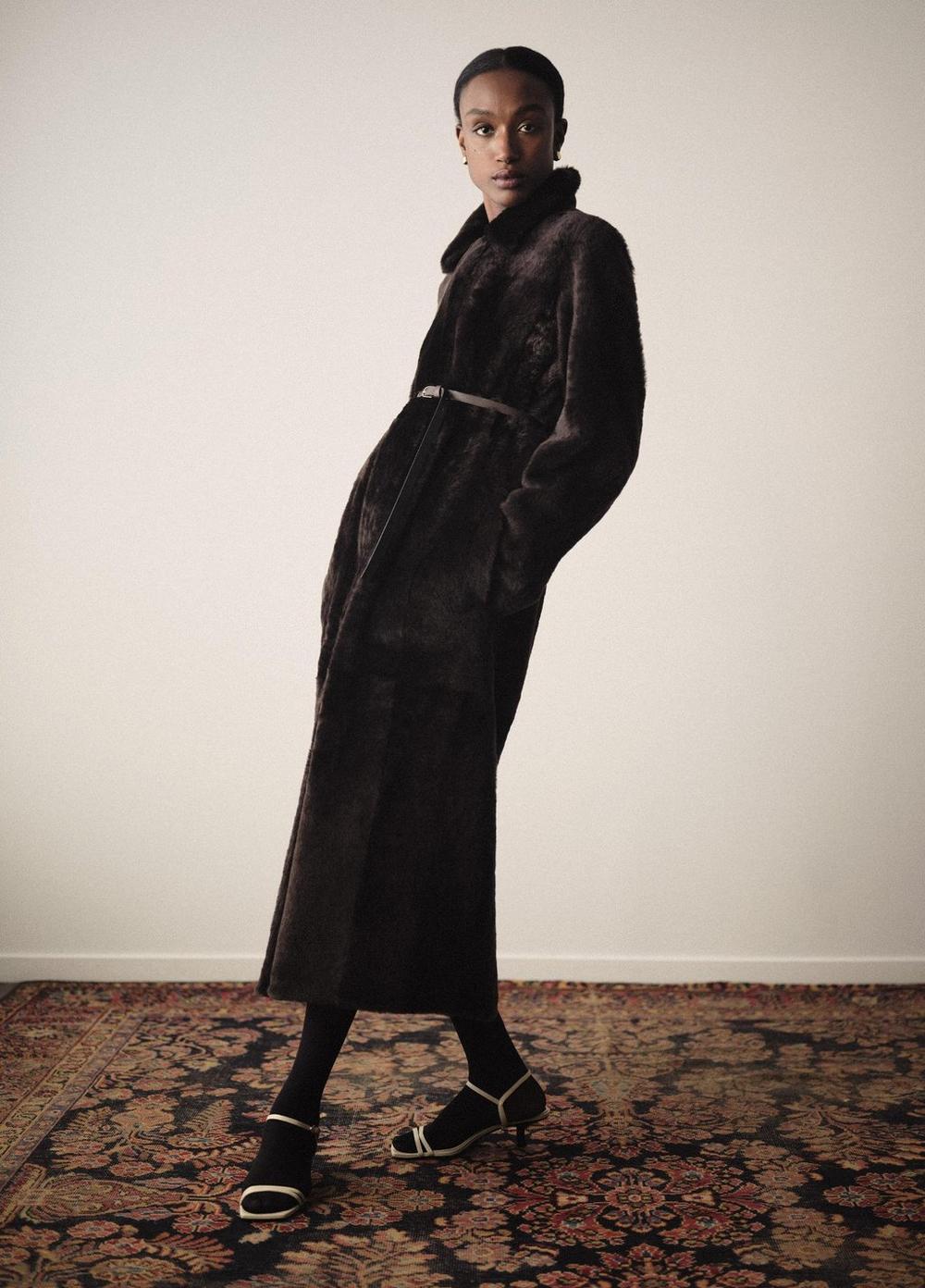 Vince Shearling Long Coat - Coats