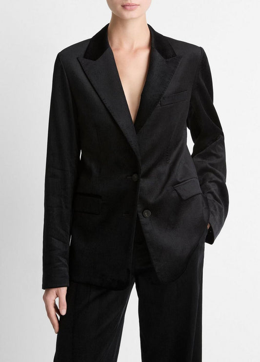 Vince Italian Velvet Blazer - Jackets & Outerwear