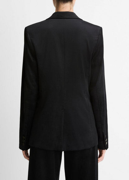Vince Italian Velvet Blazer - Jackets & Outerwear