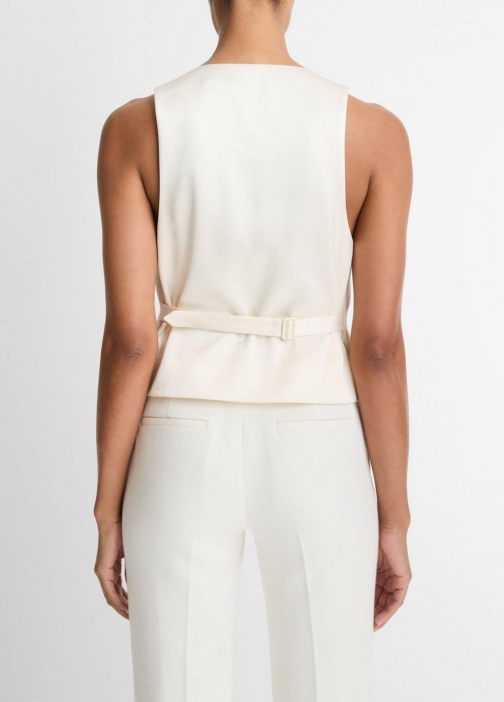 Vince Sculptural Fitted Vest - Jackets & Outerwear