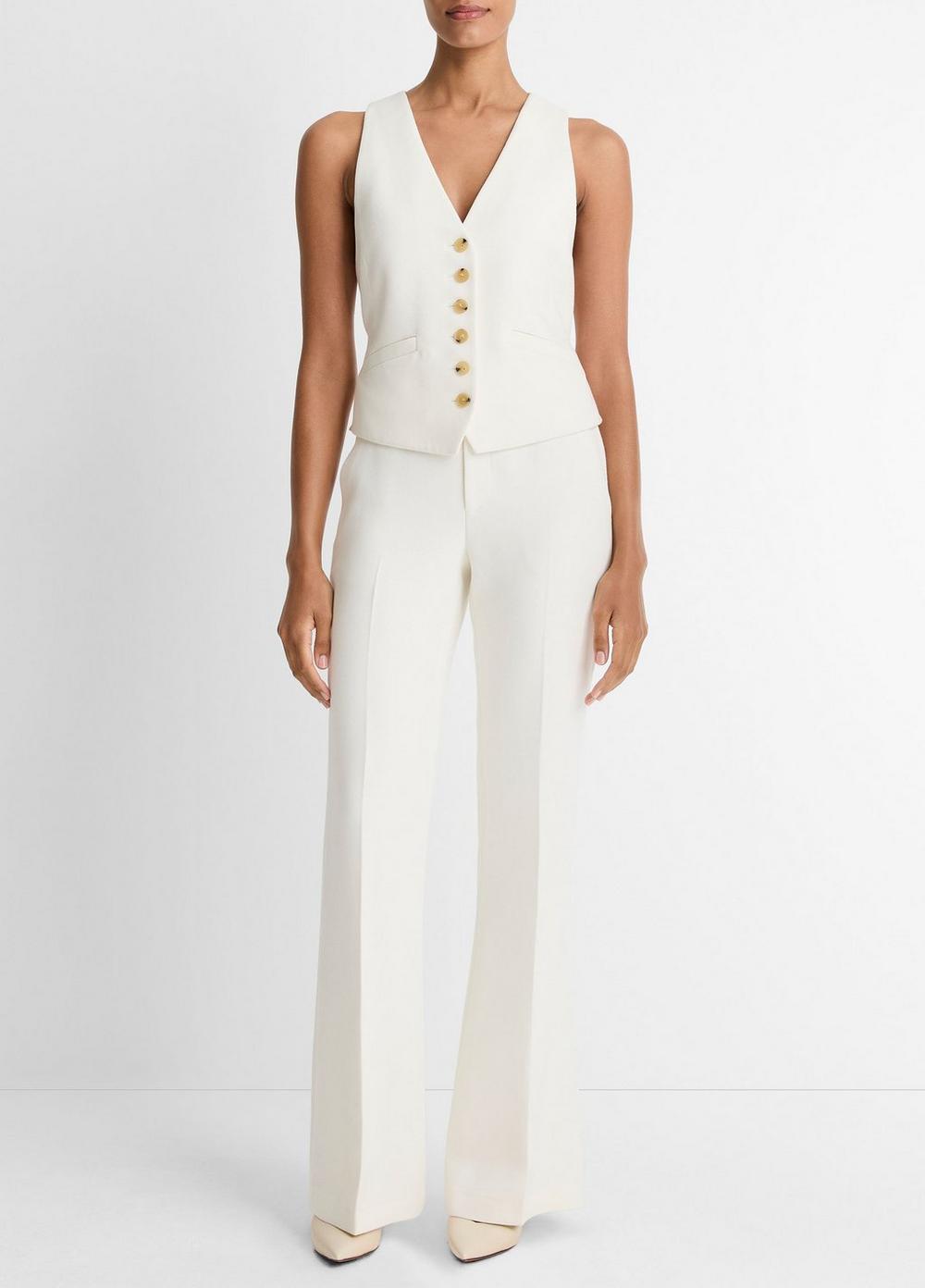 Vince Sculptural Fitted Vest - Jackets & Outerwear