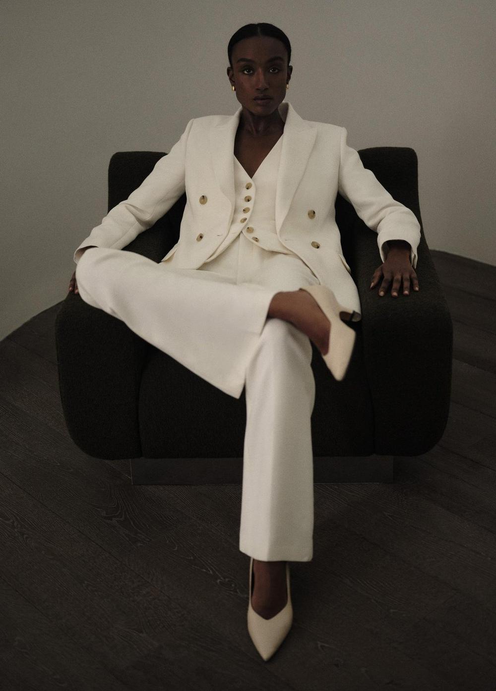 Vince Sculptural Fitted Vest - Jackets & Outerwear