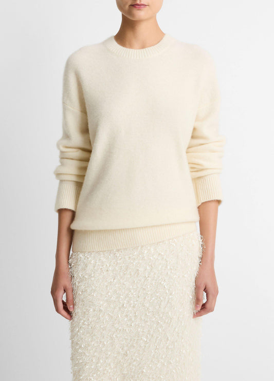 Vince Plush Cashmere Crew Neck Sweater - Crew Neck