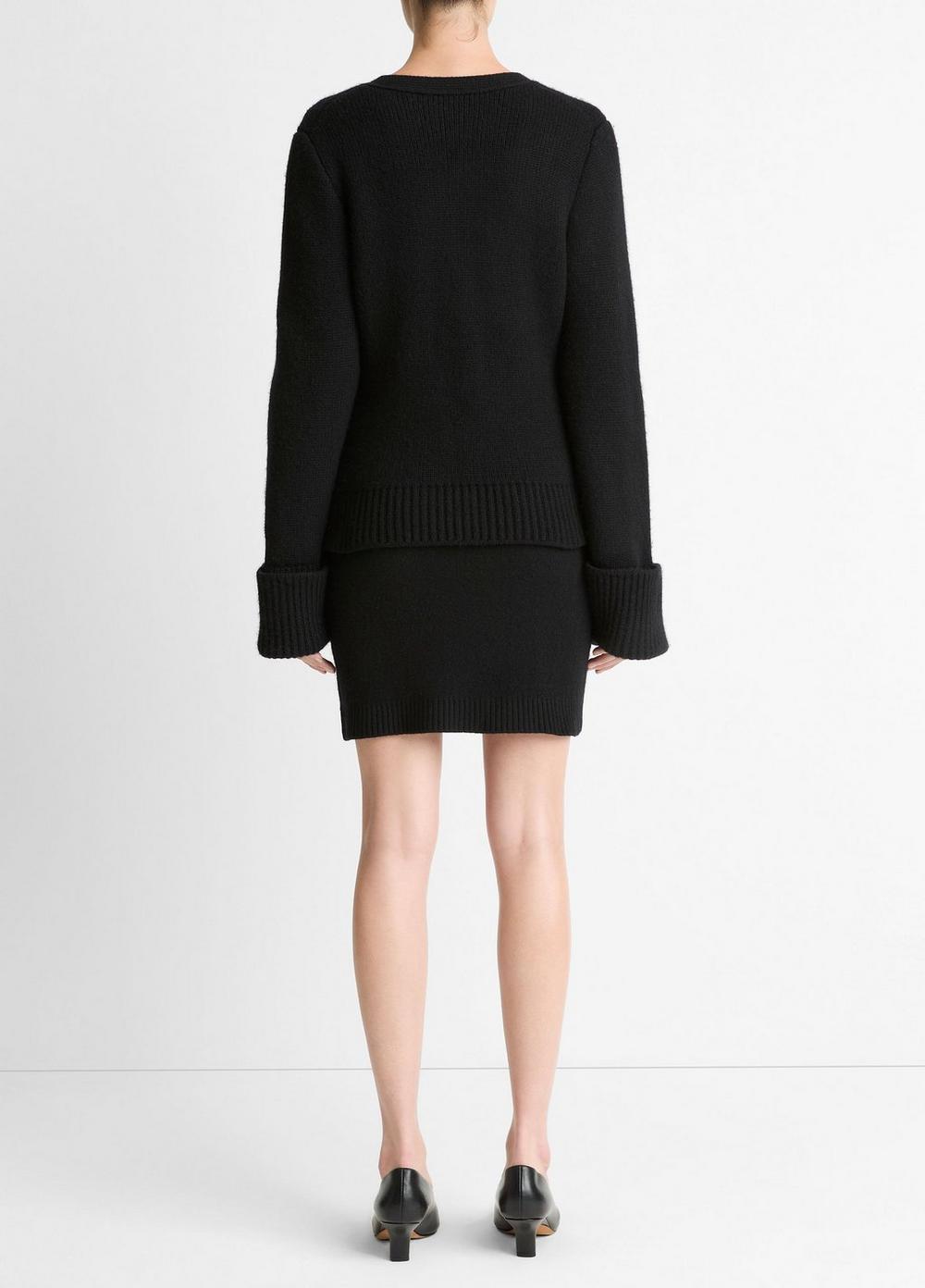 Vince Double-Face Wool & Cashmere-Blend Mini Skirt - Dresses & Skirts