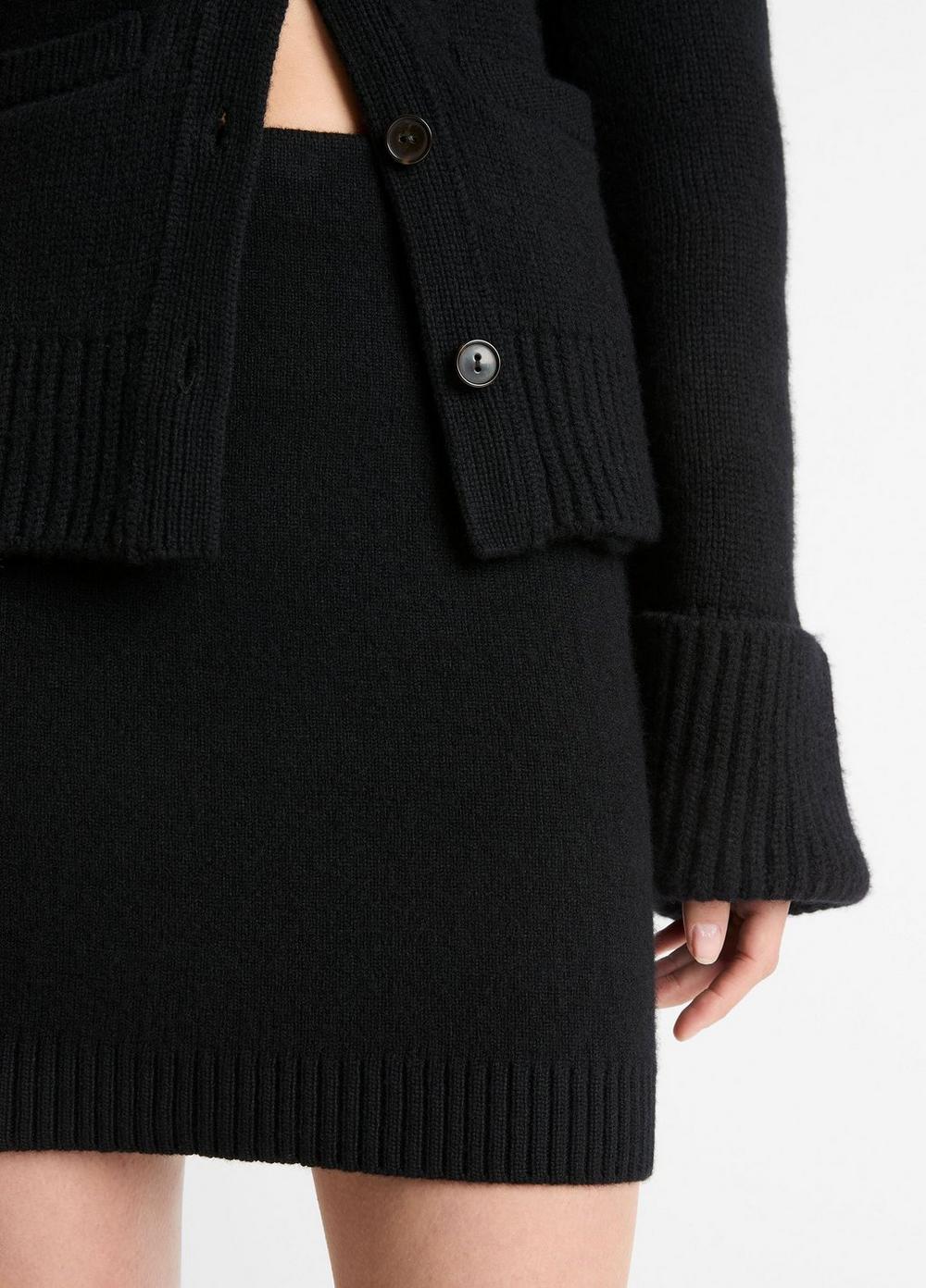 Vince Double-Face Wool & Cashmere-Blend Mini Skirt - Dresses & Skirts