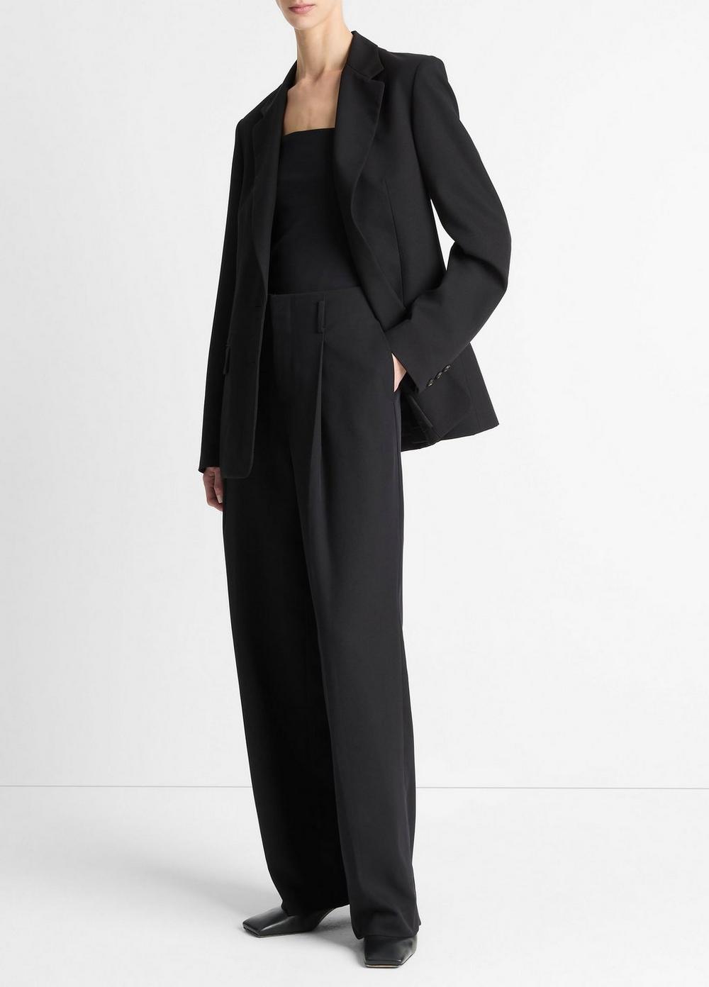 Vince High-Waist Pleated Trouser - Pants & Shorts