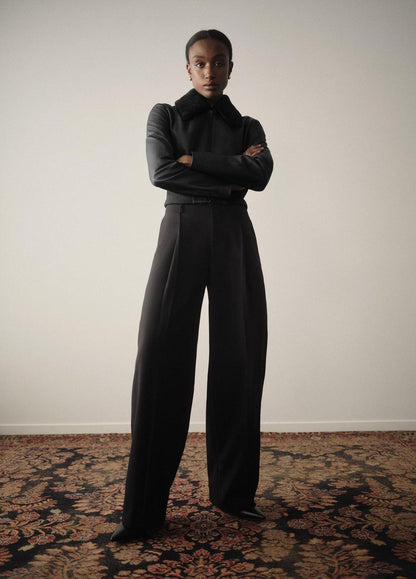 Vince High-Waist Pleated Trouser - Pants & Shorts