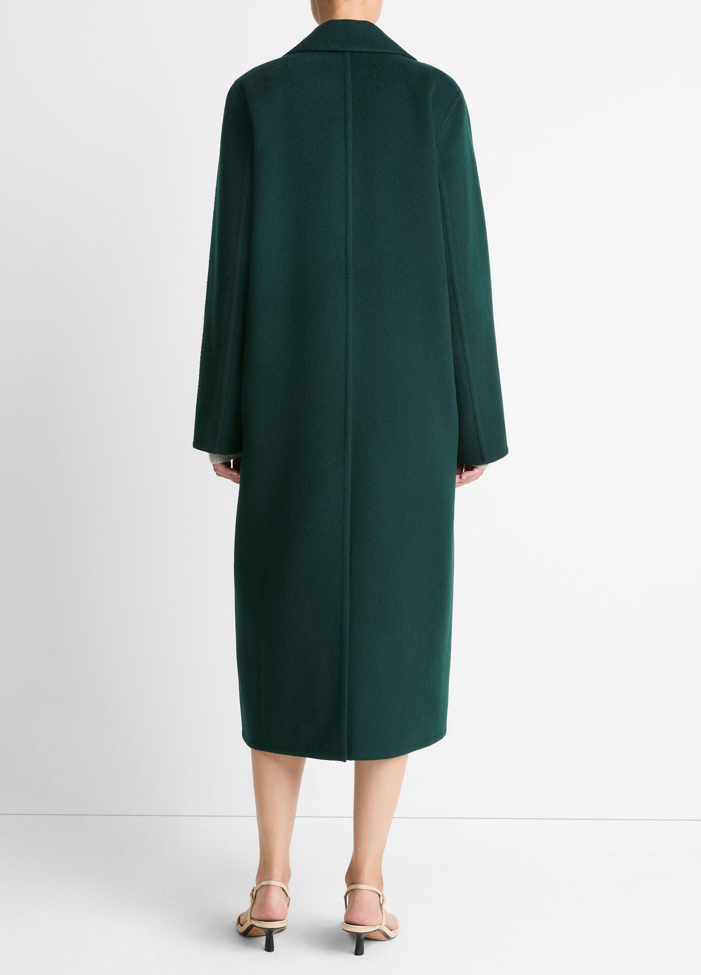 Vince Wool-Blend Single-Breasted Coat - Jackets & Outerwear