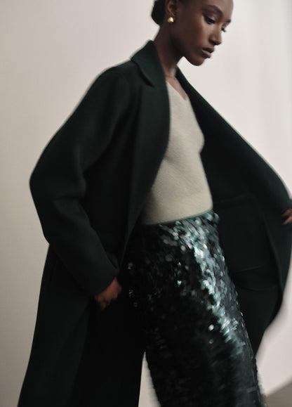 Vince Wool-Blend Single-Breasted Coat - Jackets & Outerwear