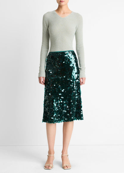 Vince Paillette Bias Skirt - Dresses & Skirts