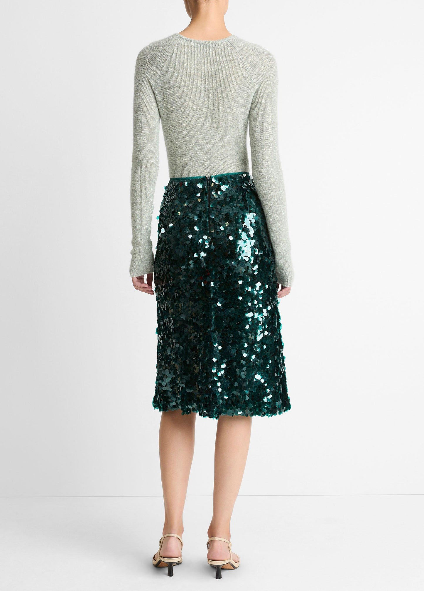 Vince Paillette Bias Skirt - Dresses & Skirts