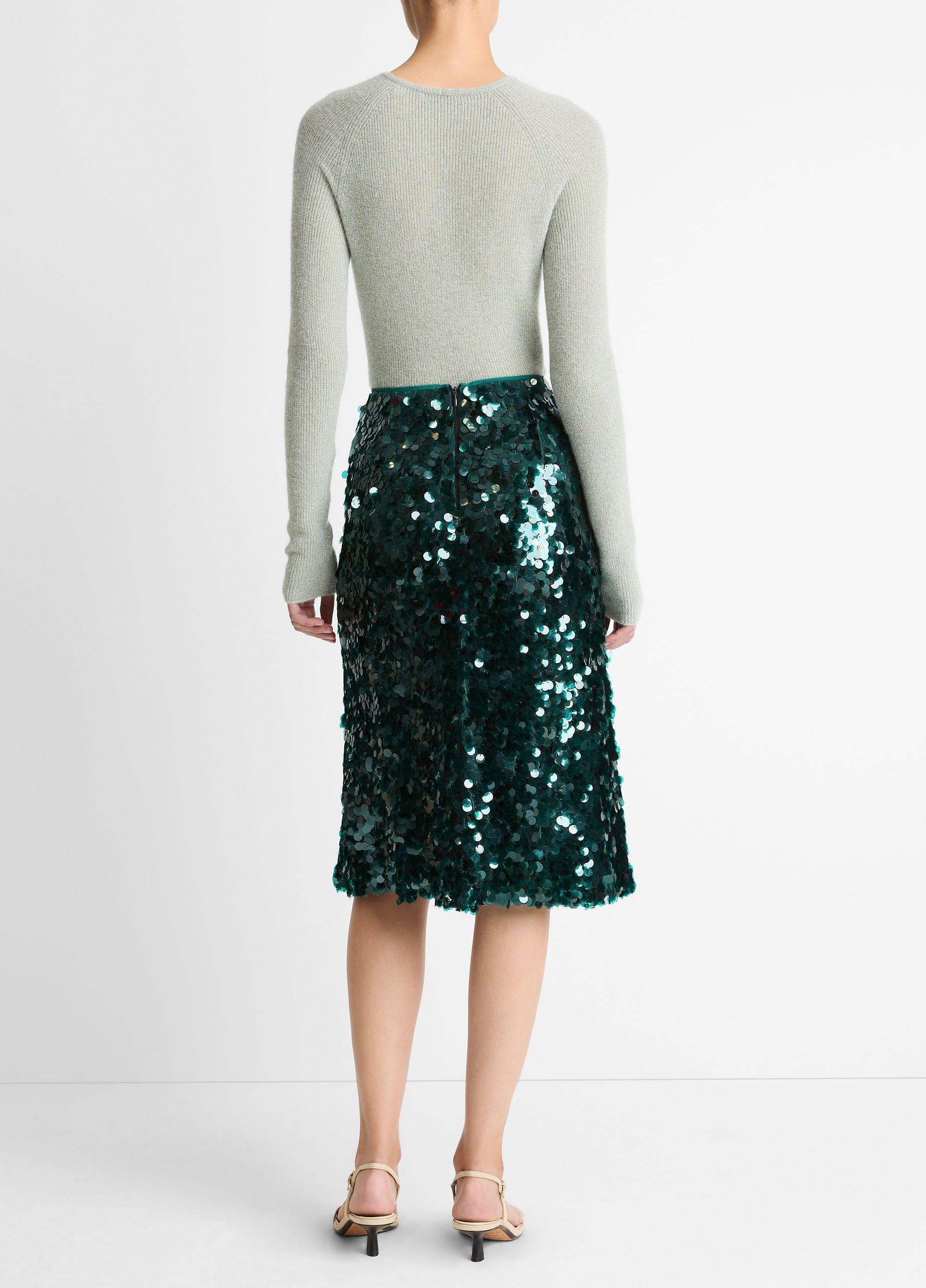 Vince Paillette Bias Skirt - Dresses & Skirts