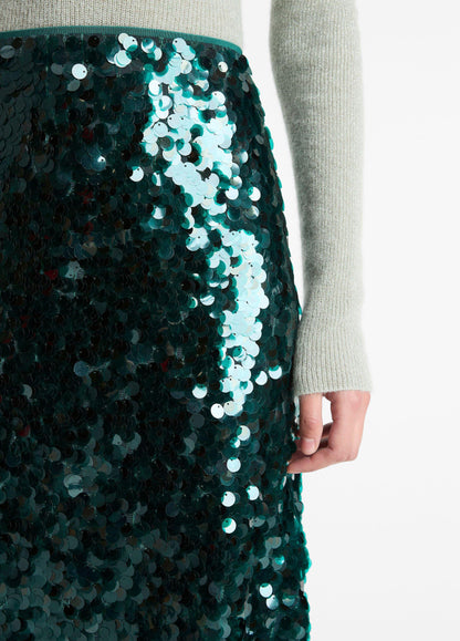 Vince Paillette Bias Skirt - Dresses & Skirts