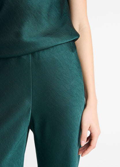 Vince Colette High-Rise Fluid Satin Bias Pant - Pants & Shorts