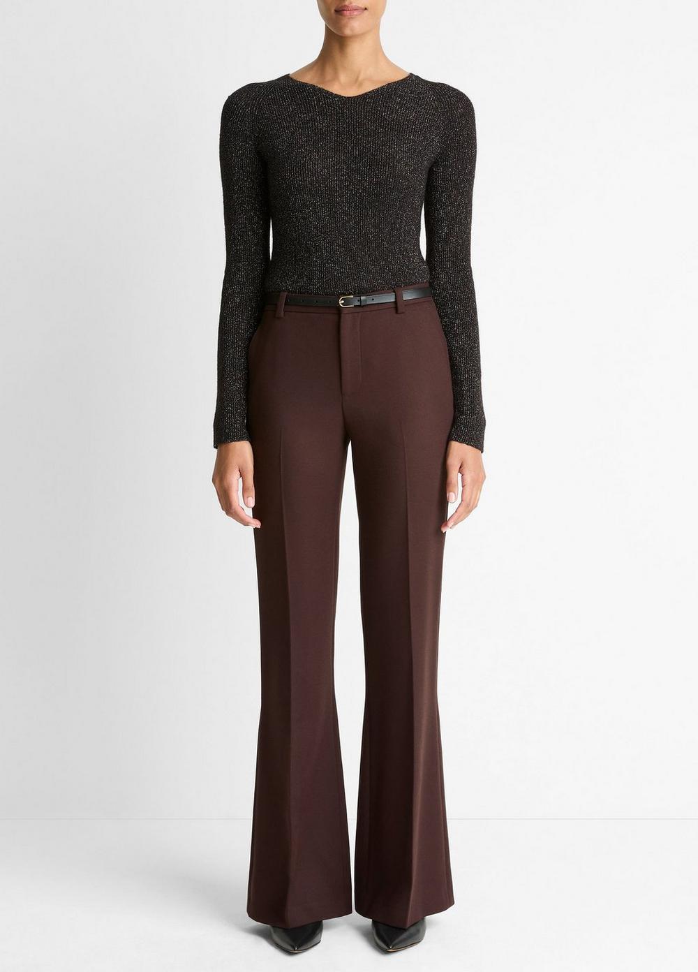 Vince Sculptural Flare Trouser - Pants & Shorts