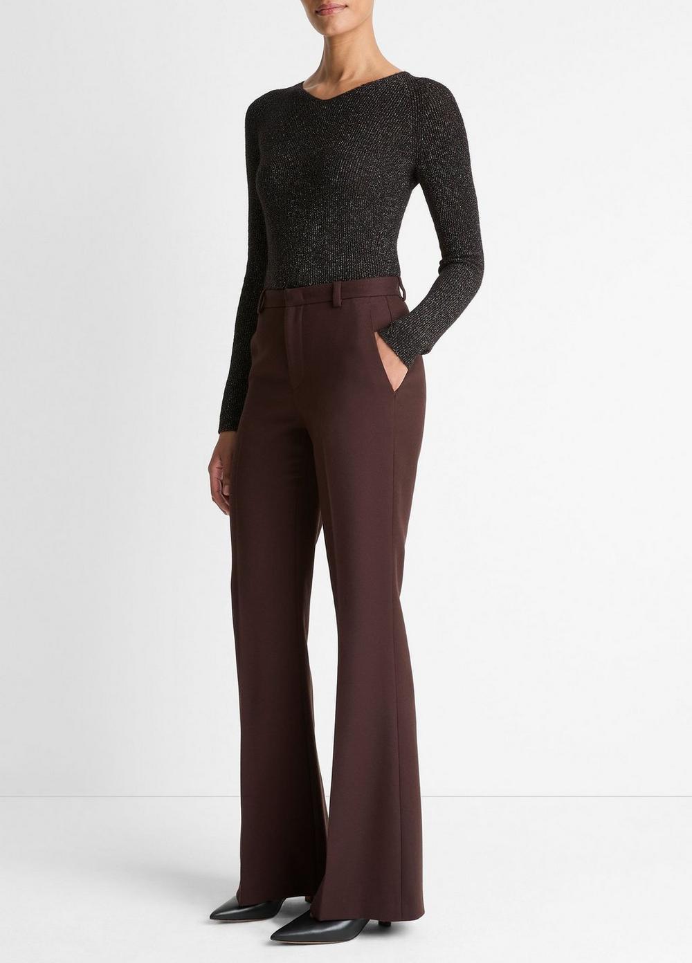 Vince Sculptural Flare Trouser - Pants & Shorts