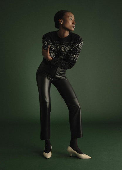 Vince Fair Isle Plush Cashmere Sweater - Sweaters