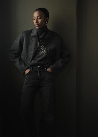 Vince Wool & Cashmere-Blend Short Jacket - Jackets & Outerwear