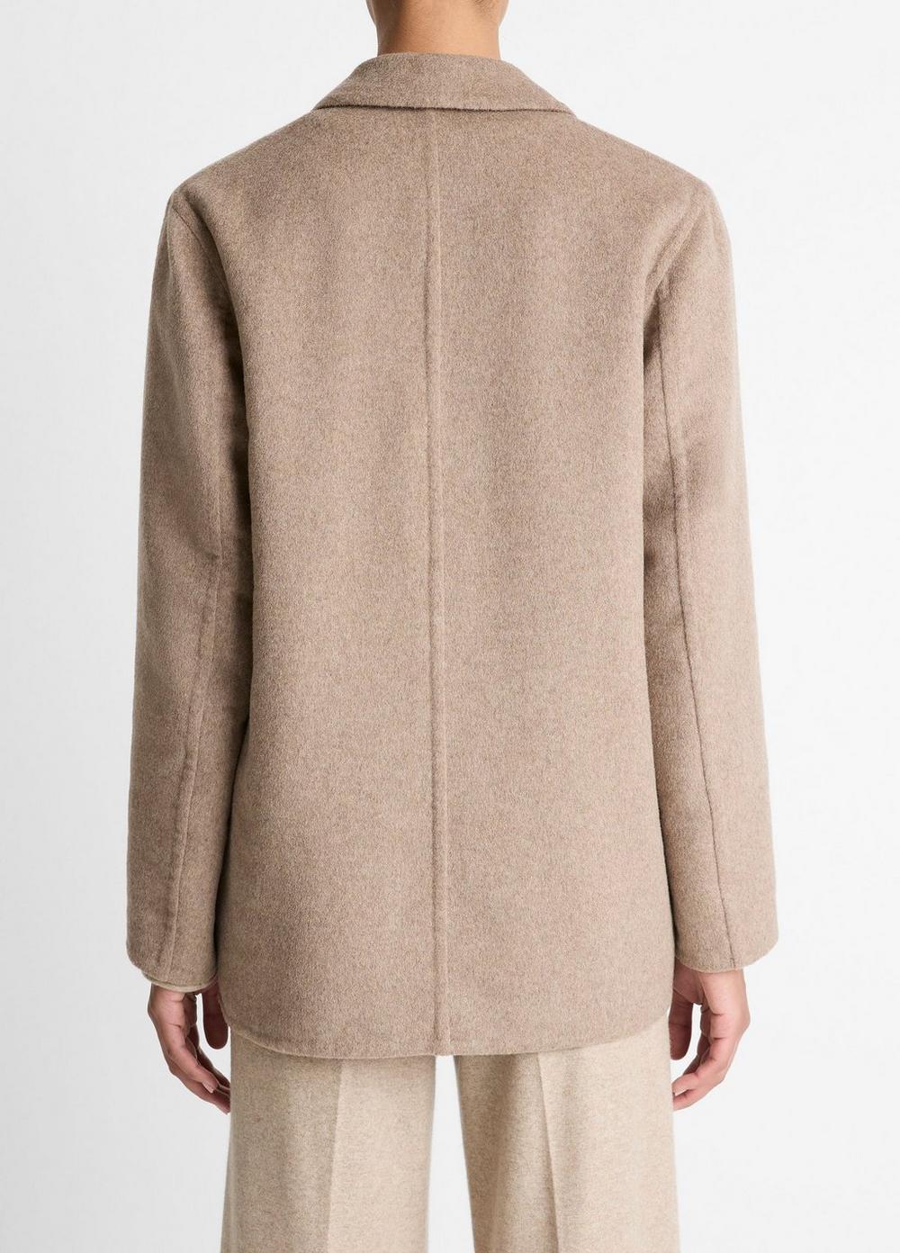 Vince Double-Face Wool & Cashmere-Blend Blazer - Jackets & Outerwear