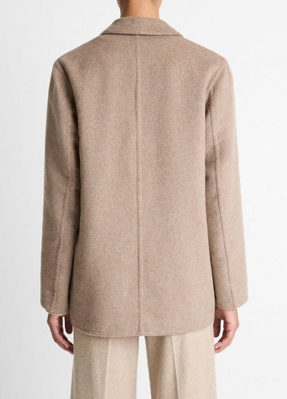 Vince Double-Face Wool & Cashmere-Blend Blazer - Jackets & Outerwear