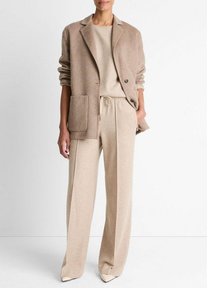 Vince Double-Face Wool & Cashmere-Blend Blazer - Jackets & Outerwear