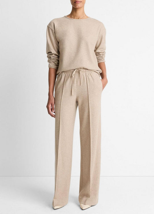 Vince Wool-Blend Tailored Wide-Leg Pant - Pants & Shorts