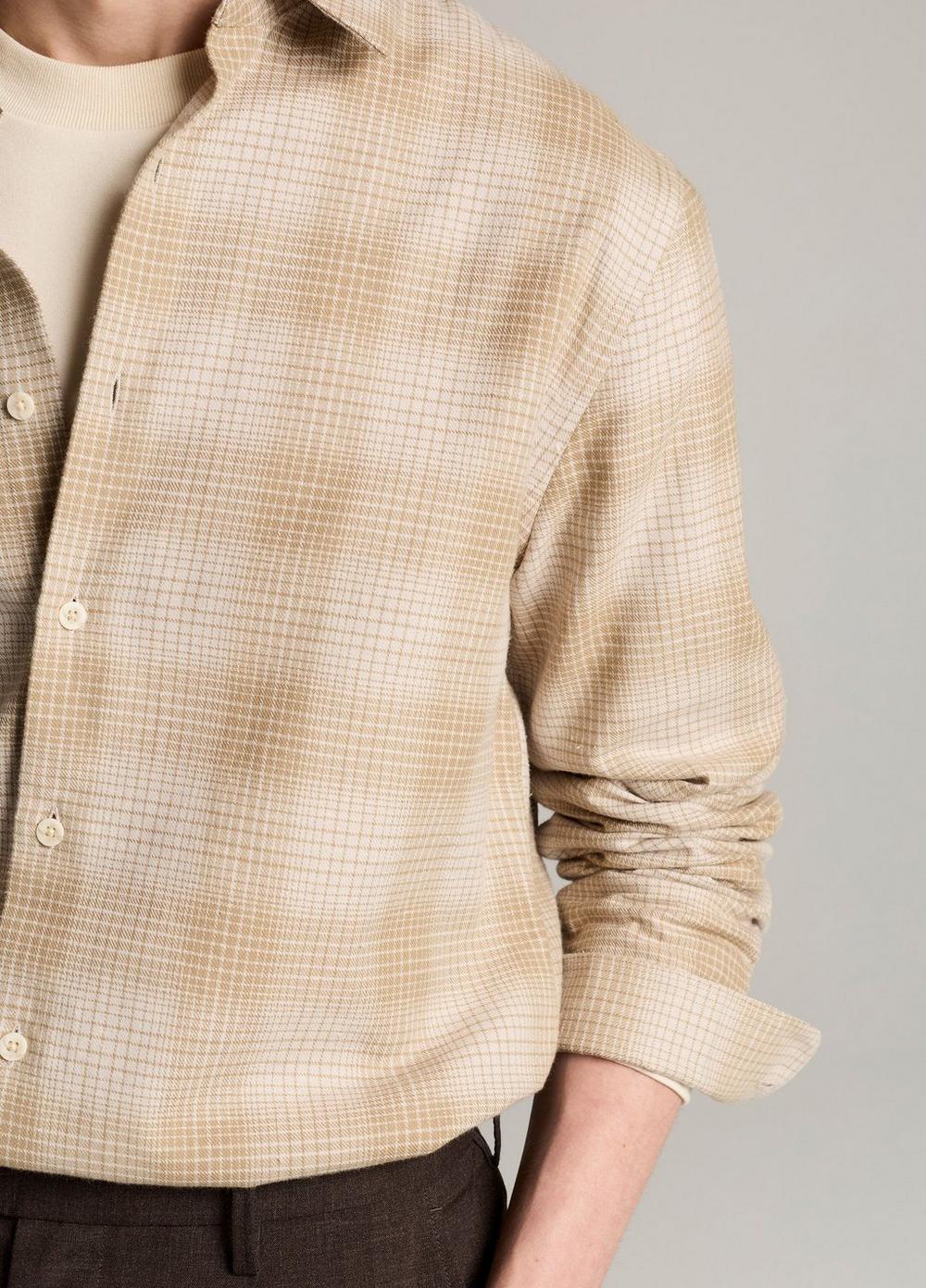 Vince Ballow Plaid Cotton Button-Front Shirt - Long Sleeve