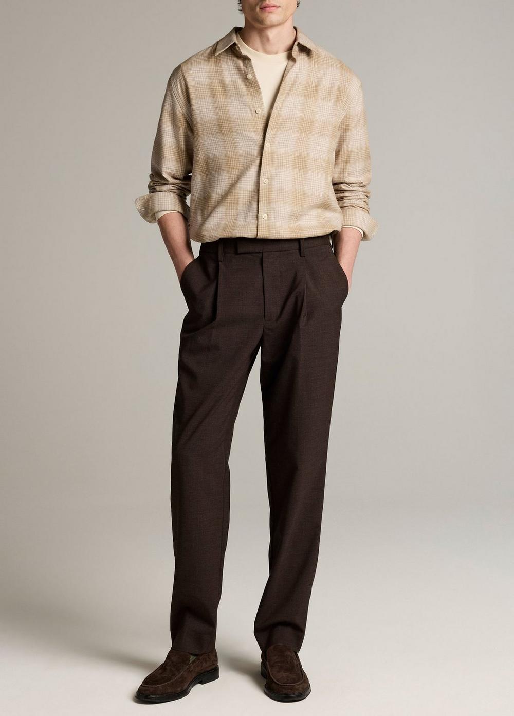 Vince Ballow Plaid Cotton Button-Front Shirt - Long Sleeve