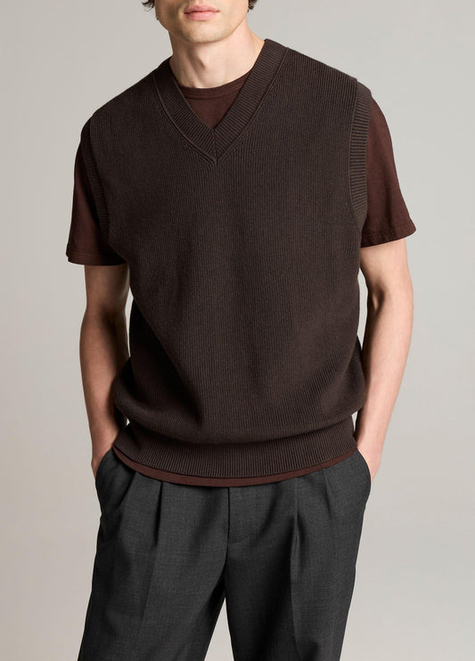 Vince Heirloom Shaker Cotton-Cashmere Sweater Vest - V-Neck