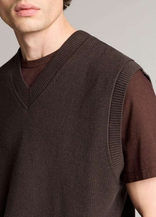 Vince Heirloom Shaker Cotton-Cashmere Sweater Vest - V-Neck