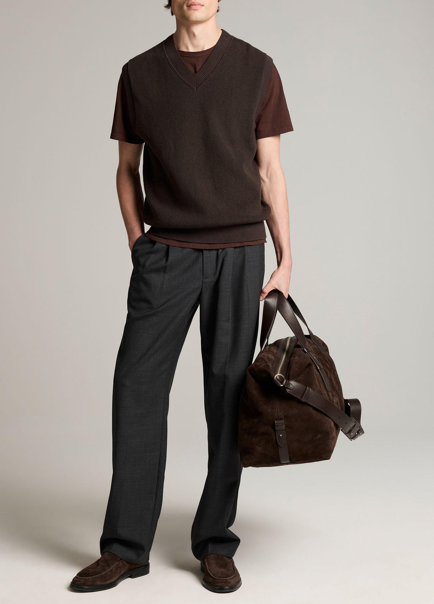 Vince Heirloom Shaker Cotton-Cashmere Sweater Vest - V-Neck