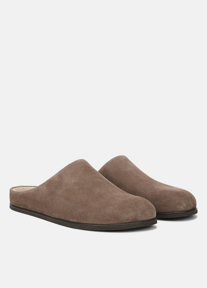 Vince Leo Suede Clog Mule - Slippers