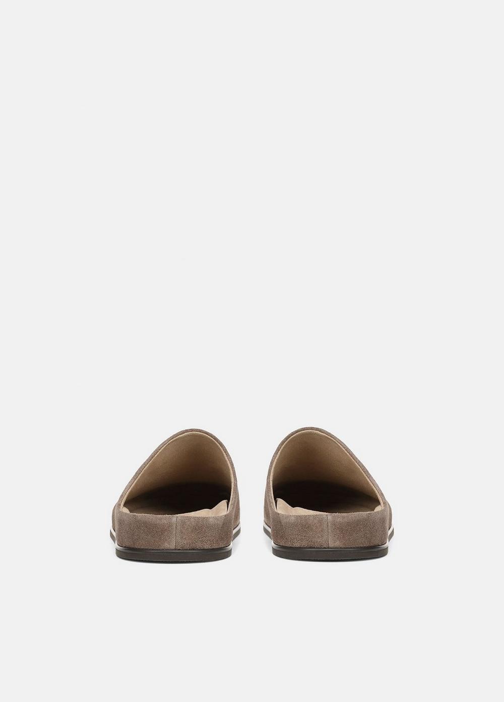 Vince Leo Suede Clog Mule - Slippers