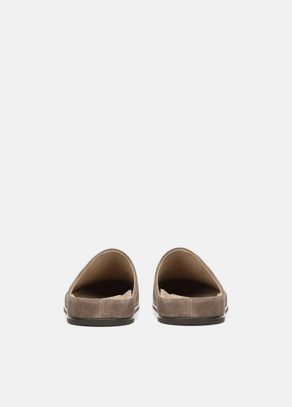 Vince Leo Suede Clog Mule - Slippers