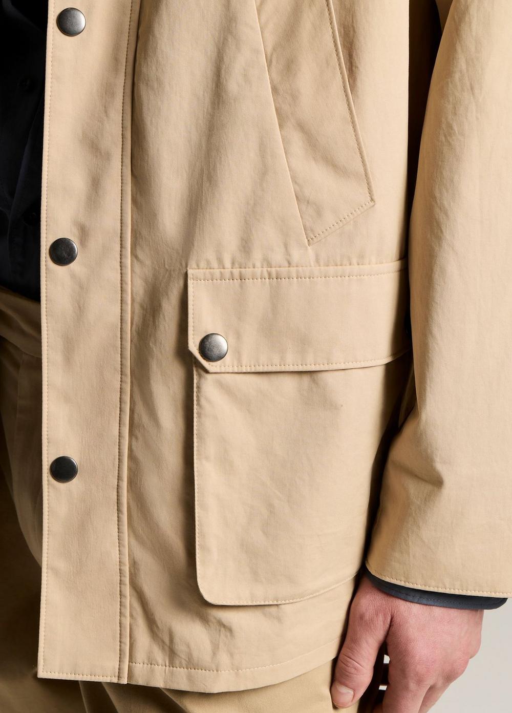 Vince Lightweight Cotton Barn Jacket - Jackets