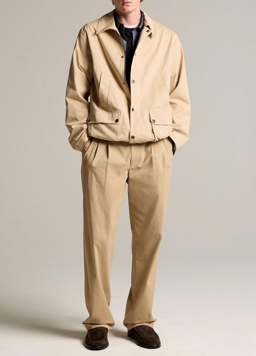 Vince Lightweight Cotton Barn Jacket - Jackets