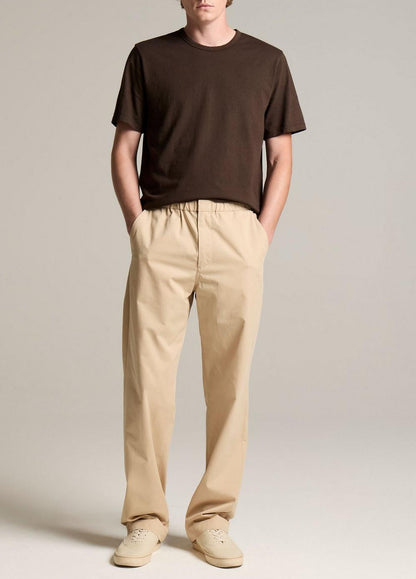 Vince Louie Relaxed Cotton Easy Pant - Trousers