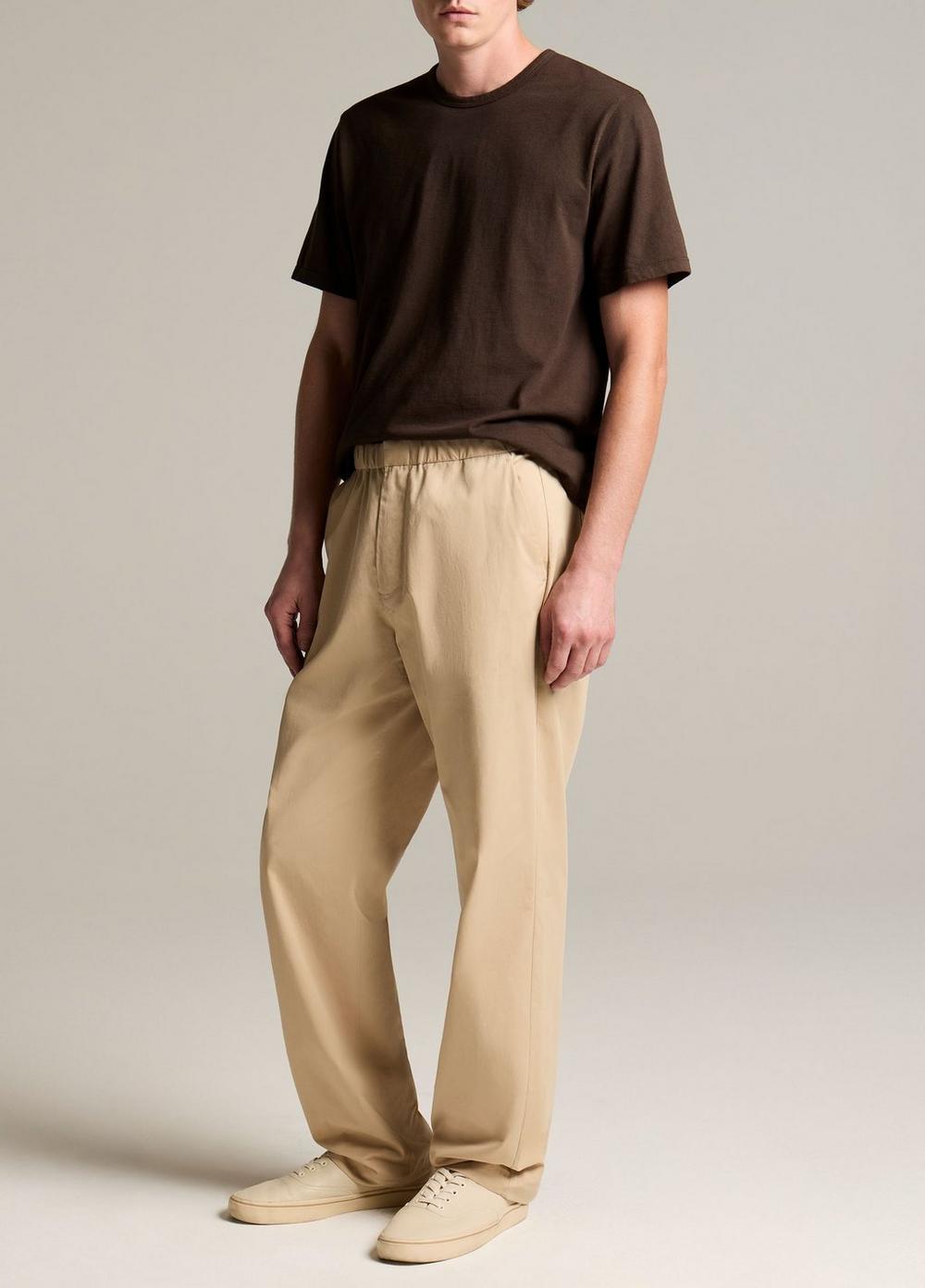 Vince Louie Relaxed Cotton Easy Pant - Trousers