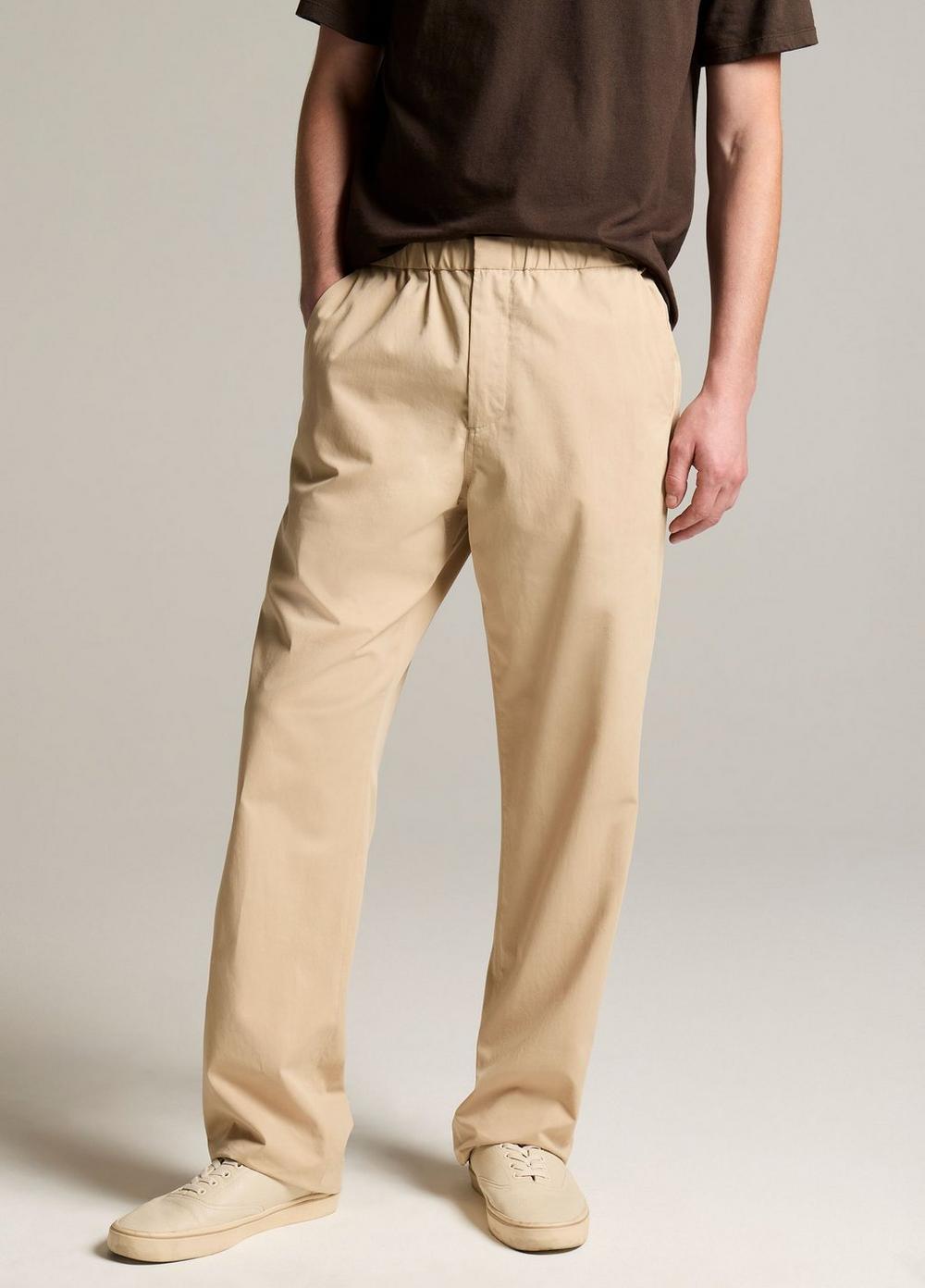 Vince Louie Relaxed Cotton Easy Pant - Trousers