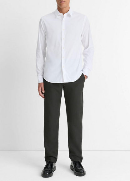 Vince Stretch-Cotton Poplin Shirt - Long Sleeve