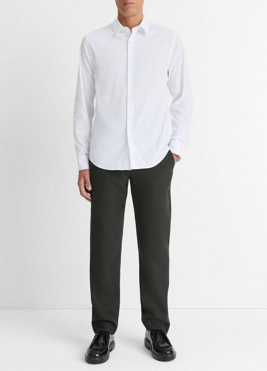 Vince Stretch-Cotton Poplin Shirt - Long Sleeve