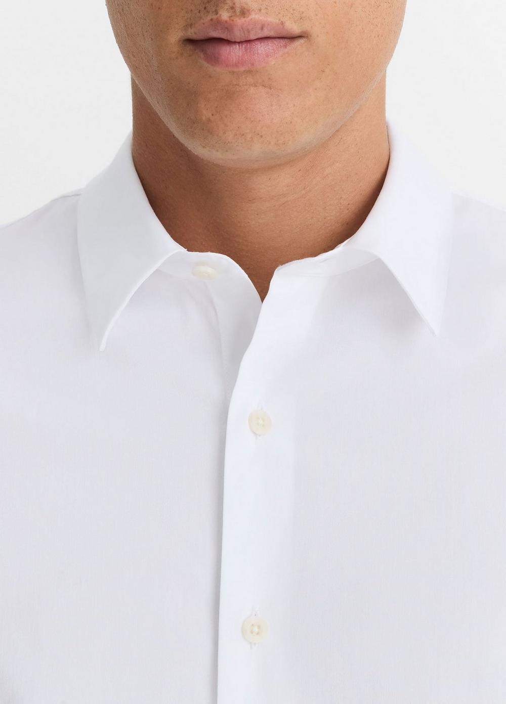 Vince Stretch-Cotton Poplin Shirt - Long Sleeve