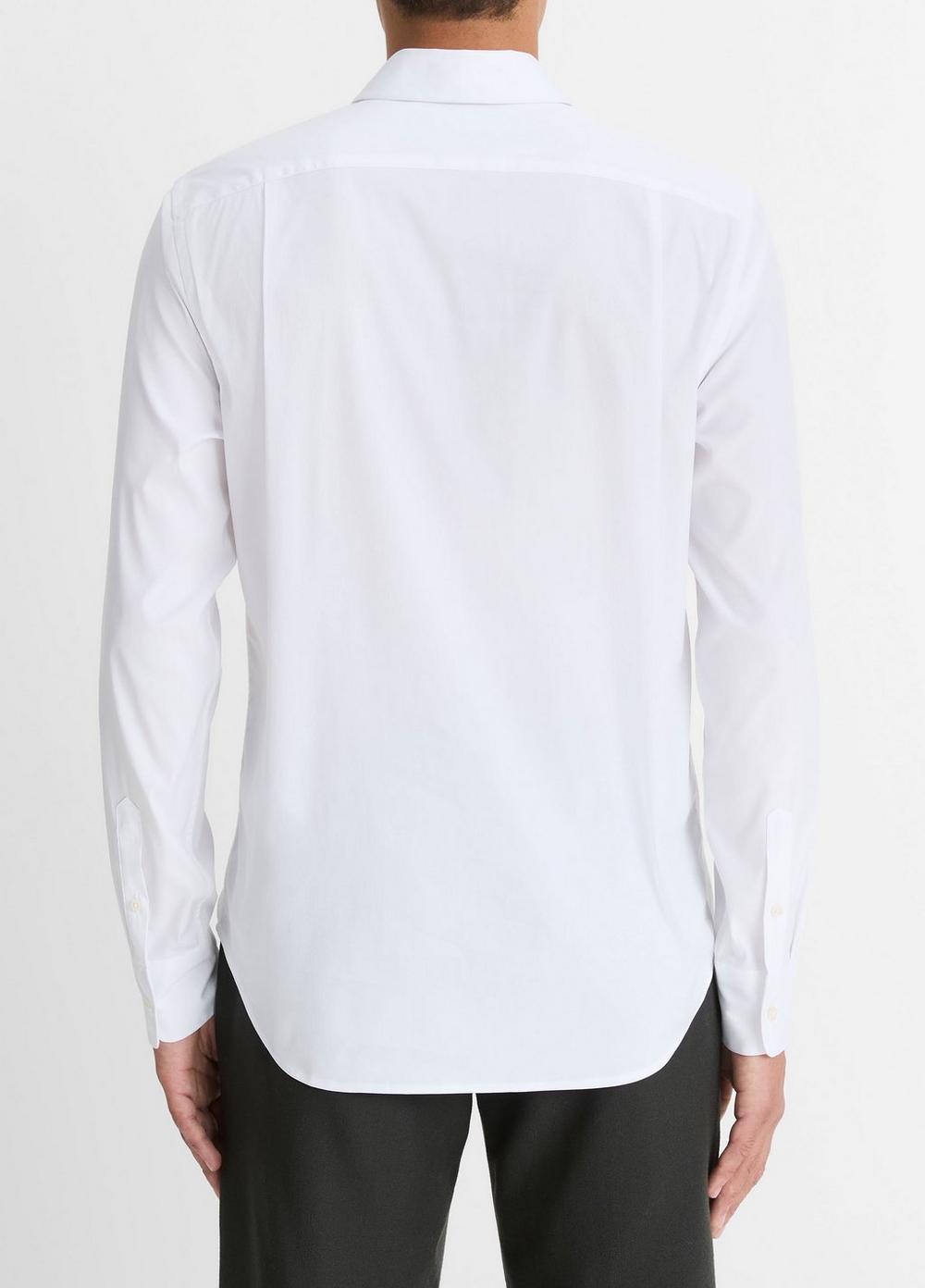 Vince Stretch-Cotton Poplin Shirt - Long Sleeve