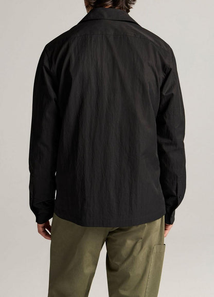 Vince Cotton-Nylon Zip Shirt - Shirt Jackets