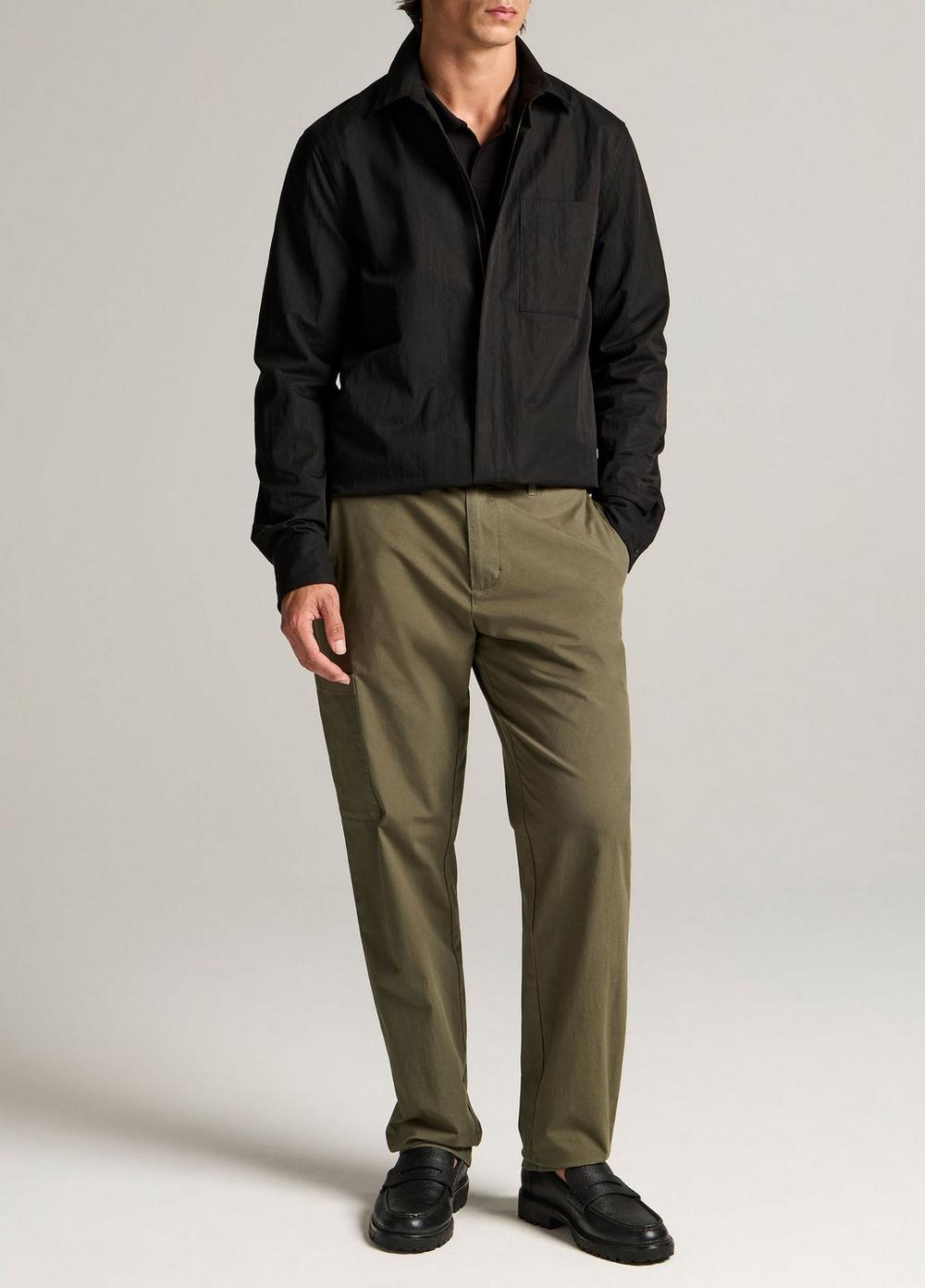 Vince Cotton-Nylon Zip Shirt - Shirt Jackets