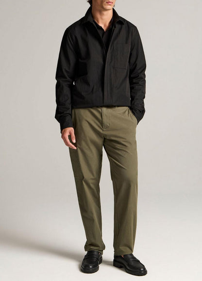 Vince Cotton-Nylon Zip Shirt - Shirt Jackets