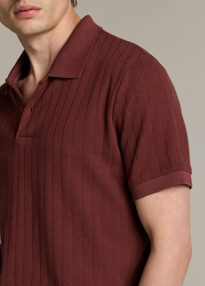 Vince Drop-Needle Stripe Pima Cotton Polo Shirt - Henleys & Polos