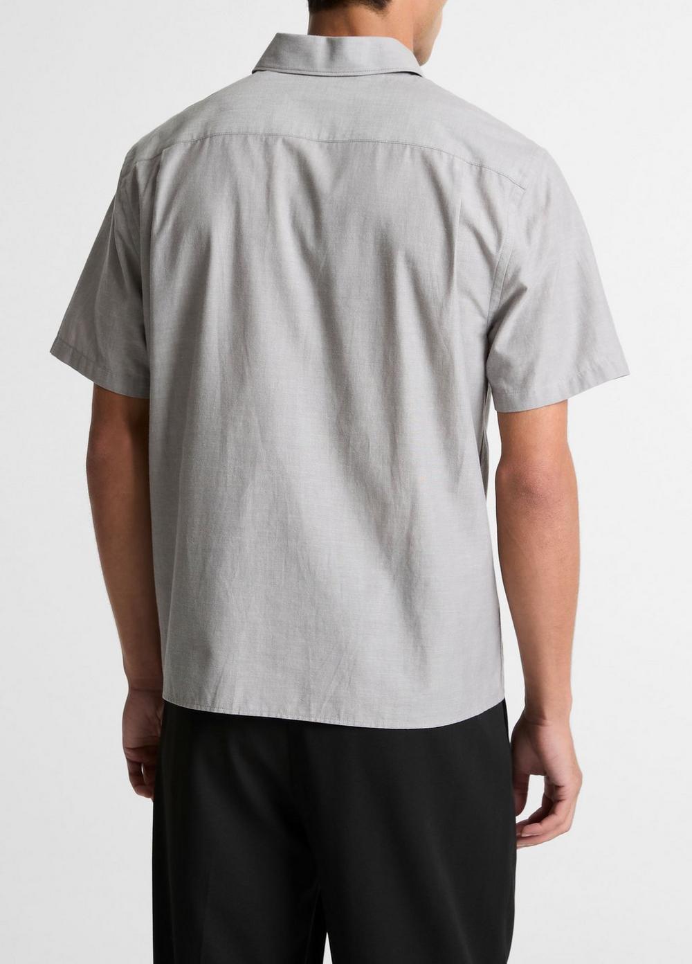 Vince Cotton Short-Sleeve Button-Front Shirt  - Shirts