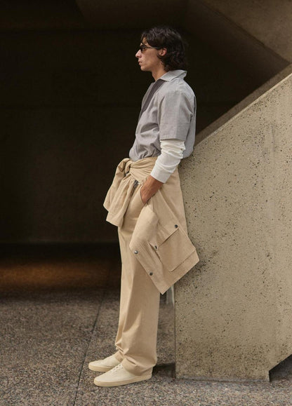 Vince Cotton Short-Sleeve Button-Front Shirt  - Shirts